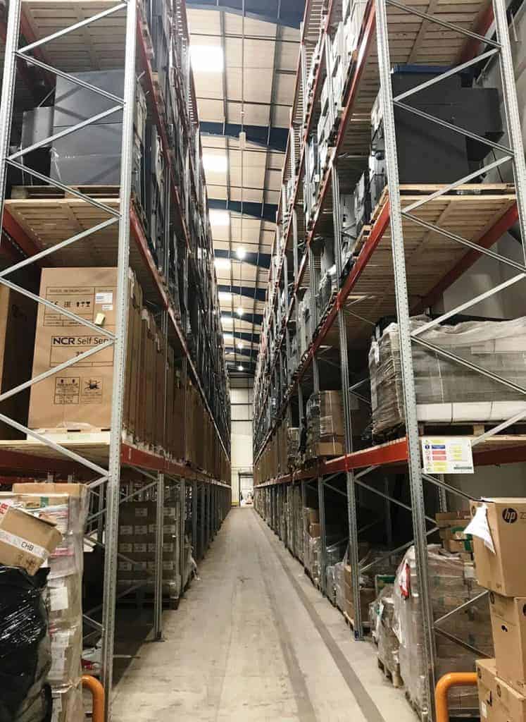 rico logistics warehouse lighting