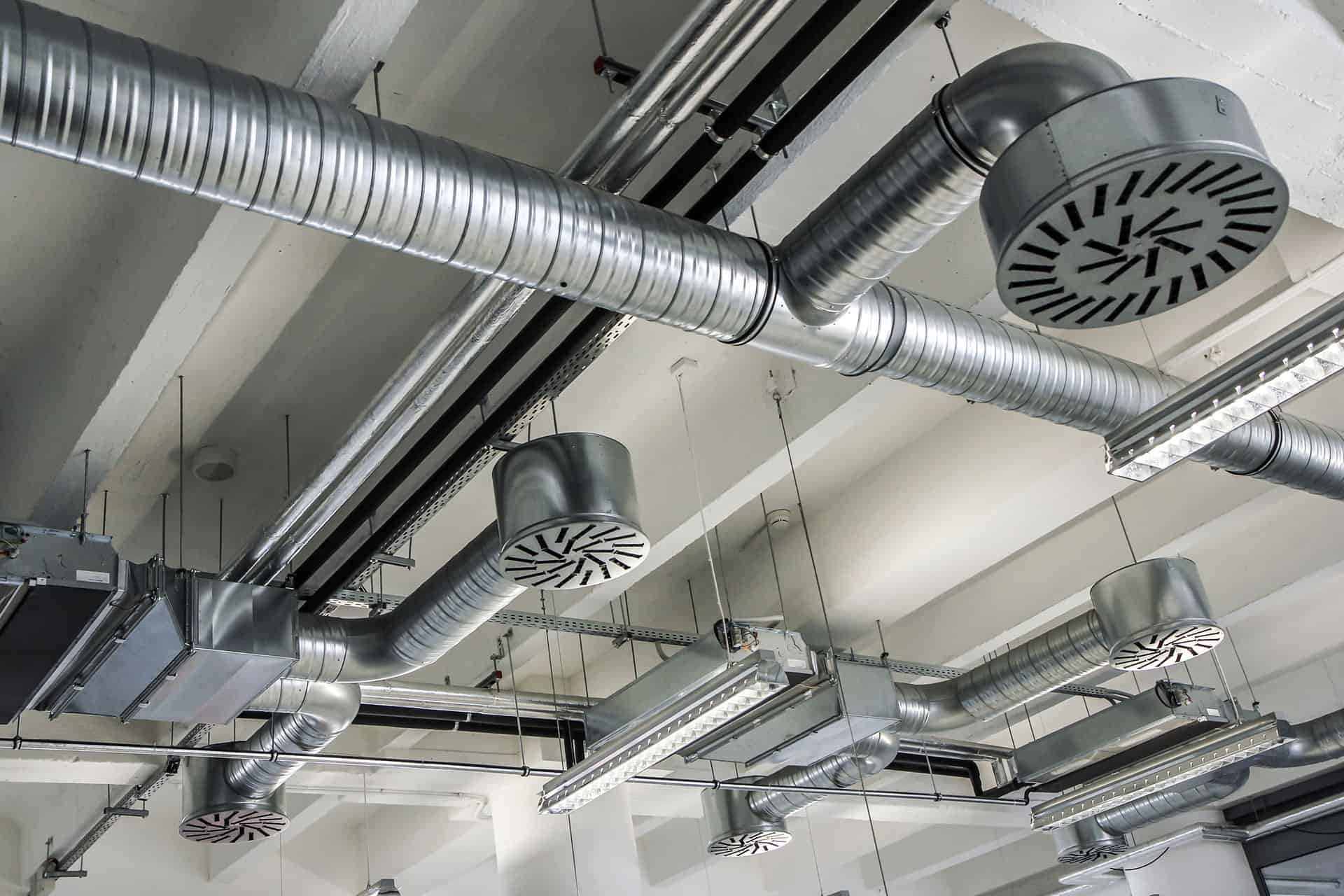 air conditioning pipework - ventilation system